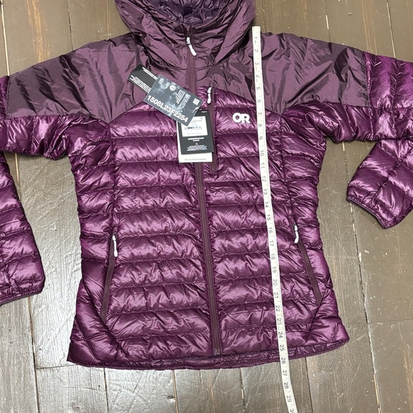 Outdoor Research Women’s Down Hoodie Amethyst Jacket Medium NWT - Picture 8 of 9